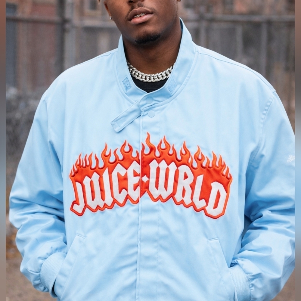 Juice Wrld Fighting Demons Work Jacket 2XL New
